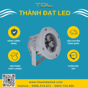 đèn led chiếu cây 3w