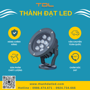 đèn led chiếu cây 9w