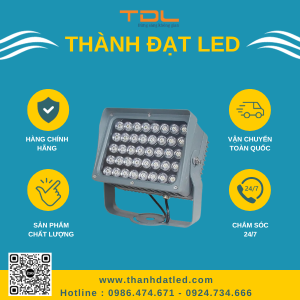 đèn led chiếu cây mũ vuông 48w