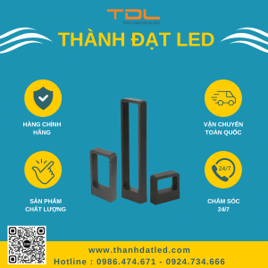 đèn led nấm 2 thanh 7w 40cm