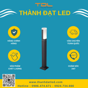 đèn nấm pha lê 7w 40cm