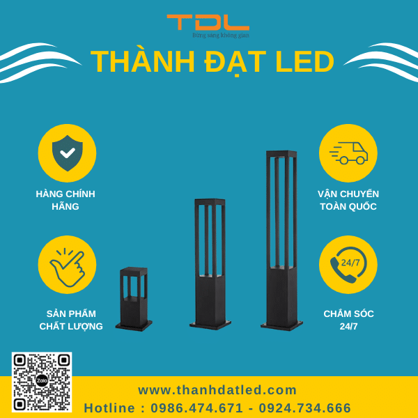 ĐÈN NẤM VUÔNG (TDLN-V01) chính hãng Thành Đạt LED