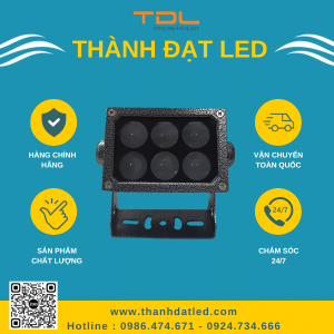 đèn led rọi cột vuông r02 18w