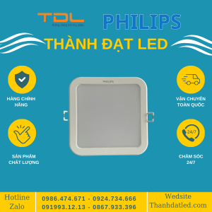 Đèn Led Âm Trần DN027B G3 vuông 6w-9w-12w