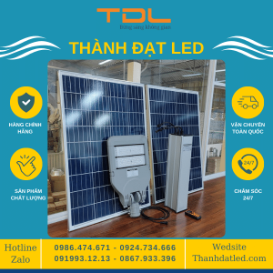 Đèn đường năng lượng dự án 80w 100w 60ah 72ah 84ah 96ah 102ah