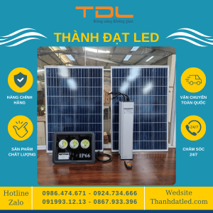 Đèn pha năng lượng dự án 80w 100w 60ah 72ah 84ah 96ah 102ah