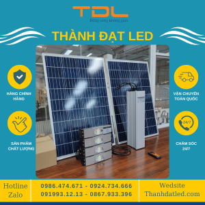 Đèn pha năng lượng dự án 80w 100w 60ah 72ah 84ah 96ah 102ah