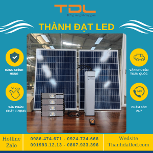 Đèn pha năng lượng dự án 80w 100w 60ah 72ah 84ah 96ah 102ah